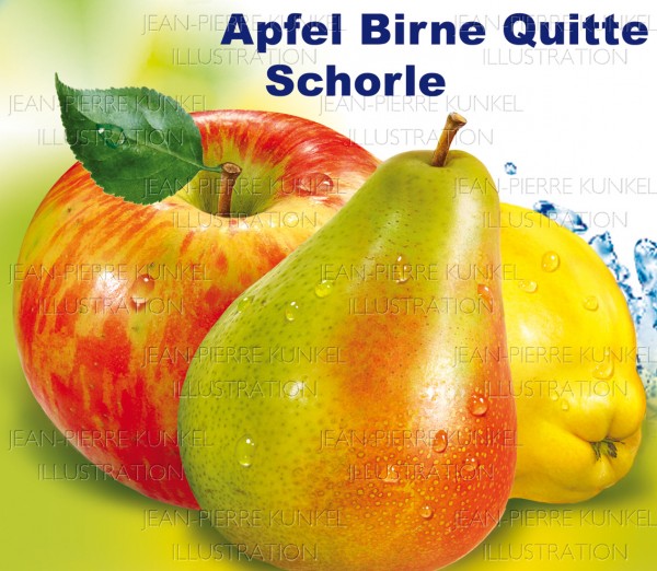 Apfel-Birne-Quitte