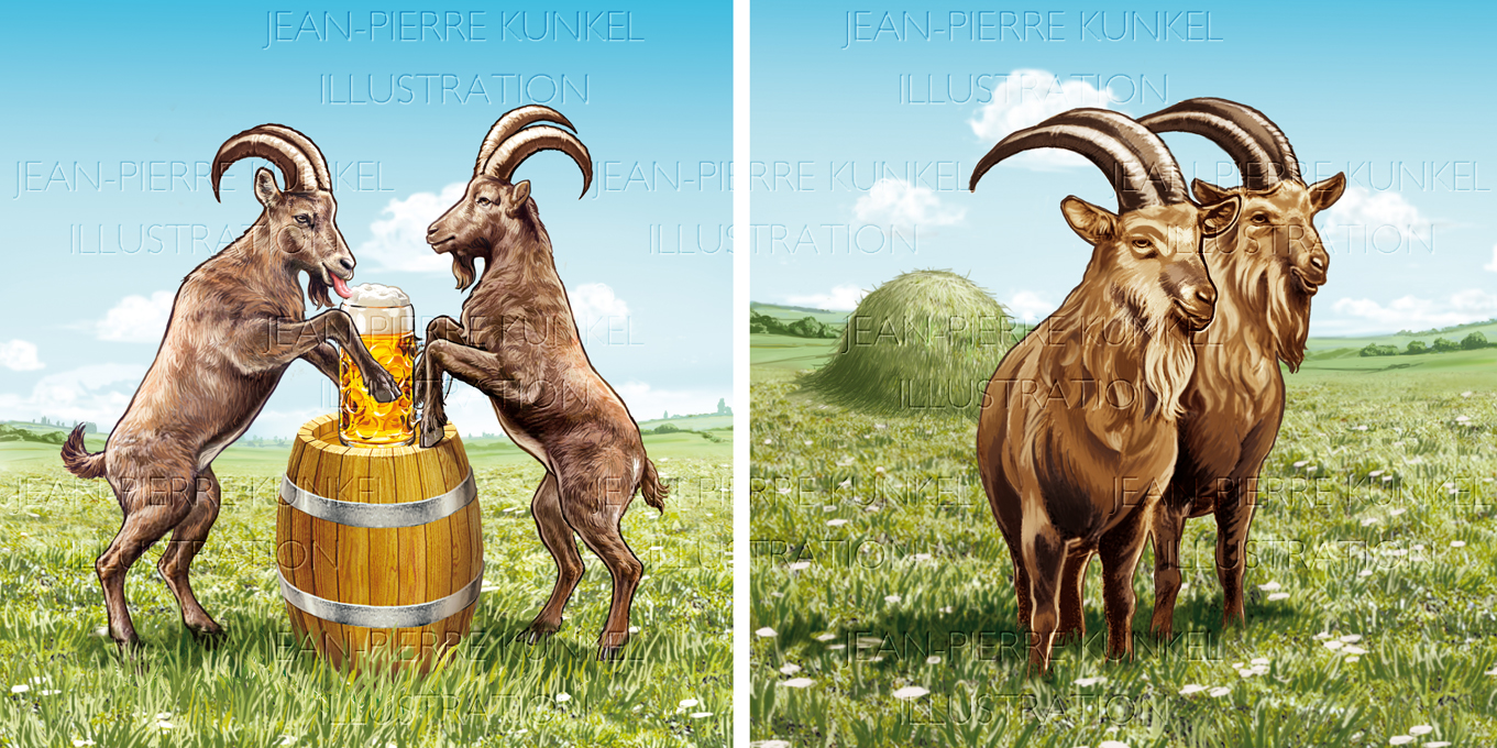 Illustrationen für Etiketten