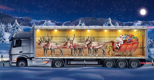Weihnachts-LKW