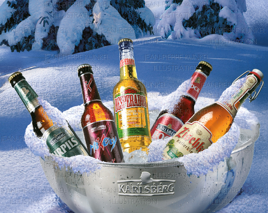 Bierflaschen Illustration