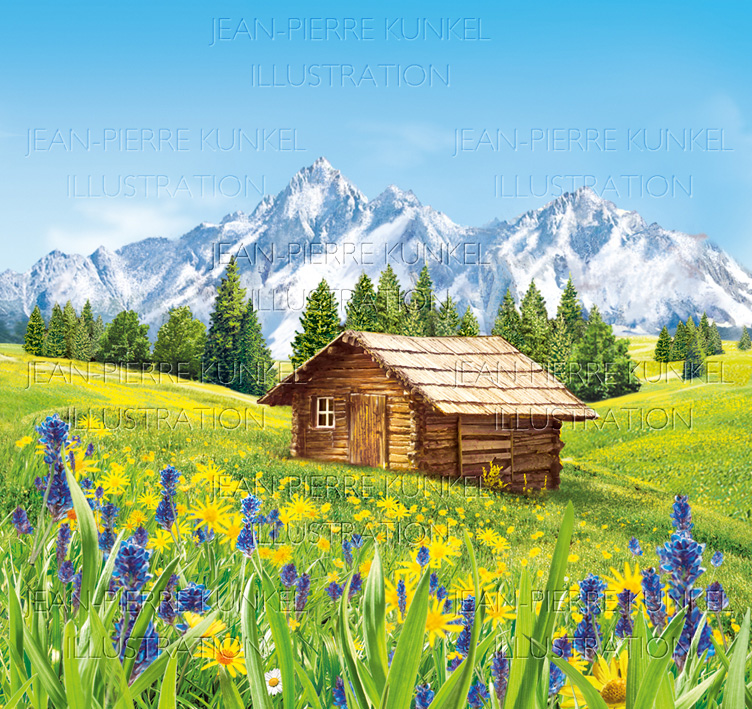 Almlandschaft (Ausschnitt)