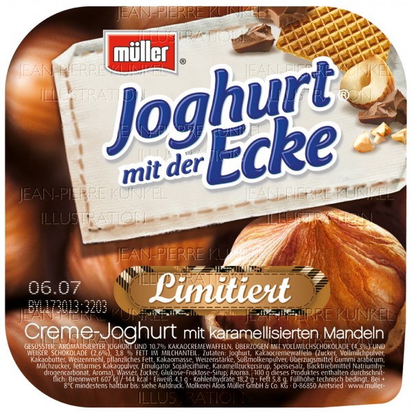Nussjoghurtverpackung