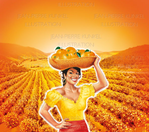 Orangenplantage