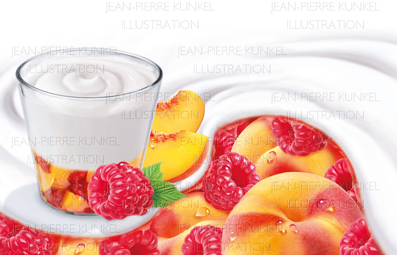 Pfirsich-Himbeere