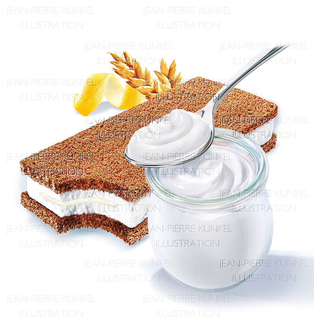 Joghurtschnitte