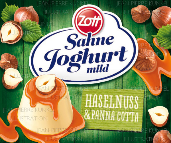 Haselnuss Panacotta