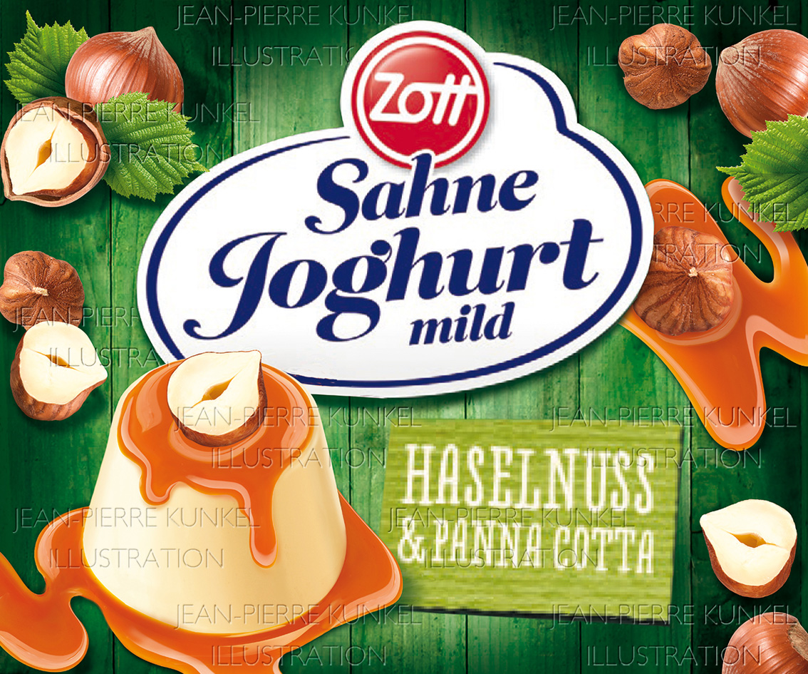 Haselnuss Panacotta