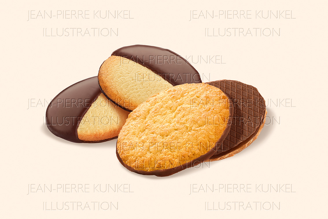 Kekse mit Schokolade